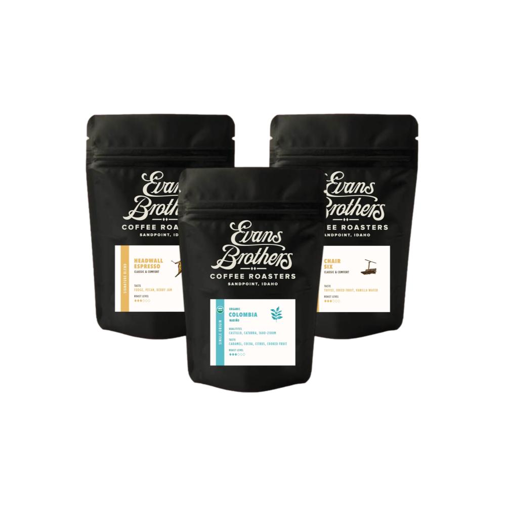 Classic & Comfort 3 Pack – Evans Brothers Coffee main product