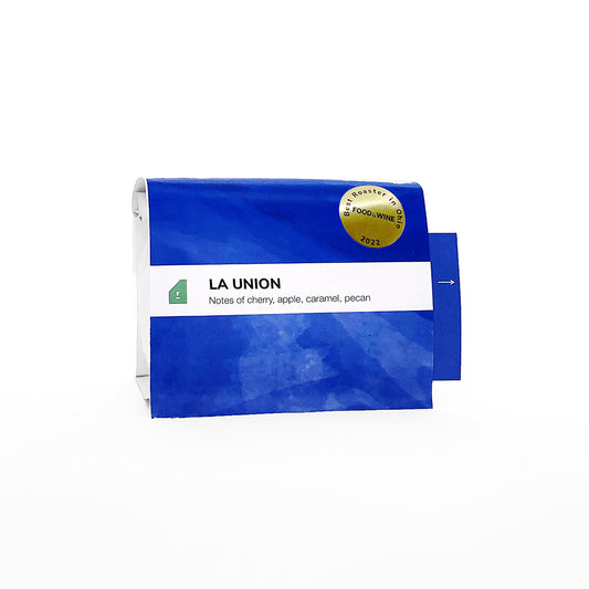 Front of Bag of Flatlands Coffee La Union