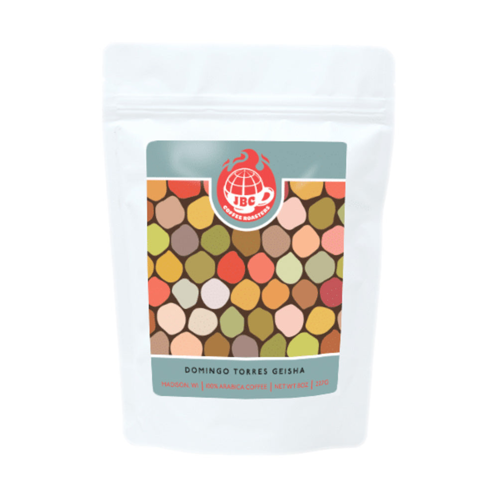 Bag of JBC Coffee Roasters Colombia Domingo Torres Geisha
