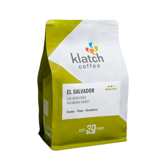 310 gram Bag of Klatch Coffee El Salvador Las Mercedes Pacamara Honey