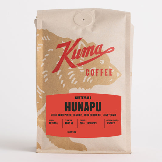 12 ounce bag of Kuma Coffee Guatemala Hunapu