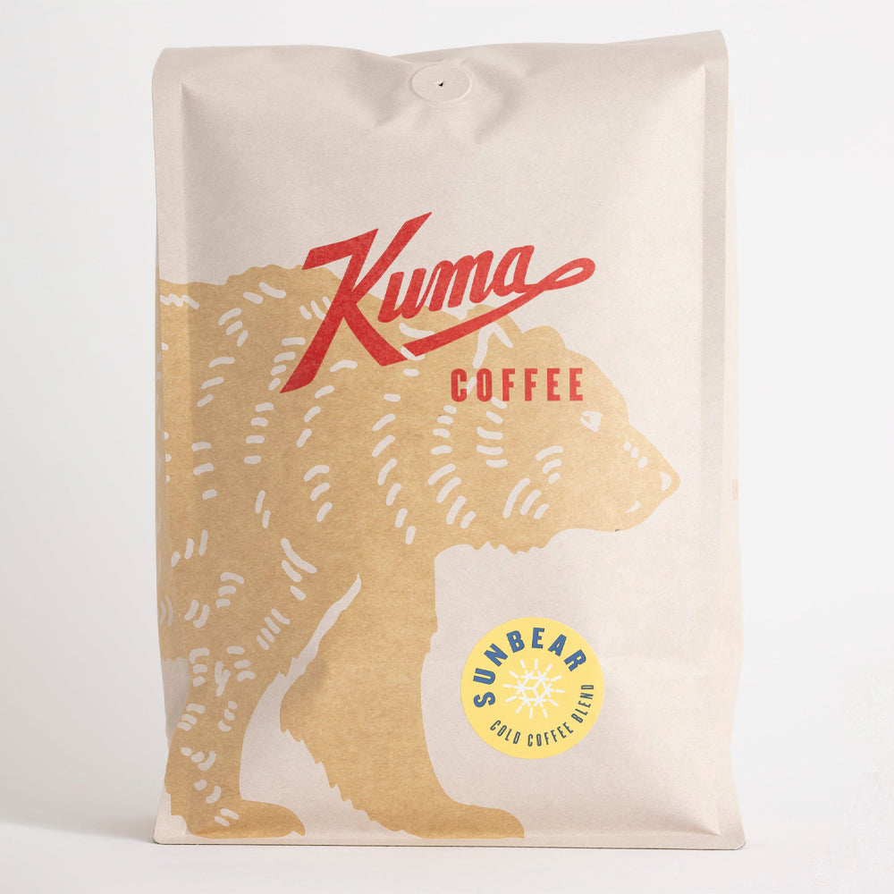 5 pound bag of Kuma Coffee Sunbear Cold Coffee Blend