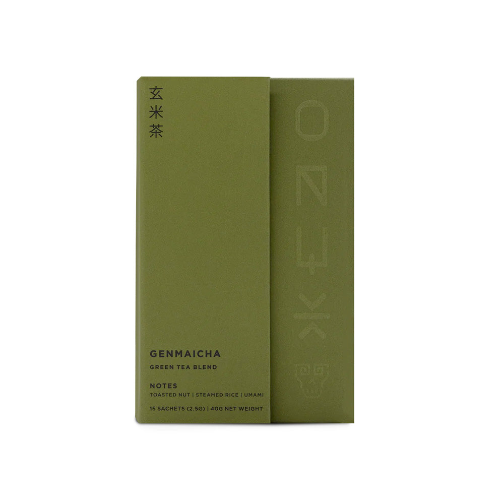 Package of Onyx Coffee Lab Genmaicha Green Tea Blend