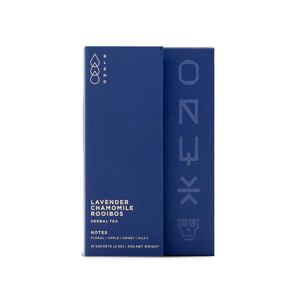 Package of Onyx Coffee Lab Lavender Chamomile Rooibos Herbal Tea