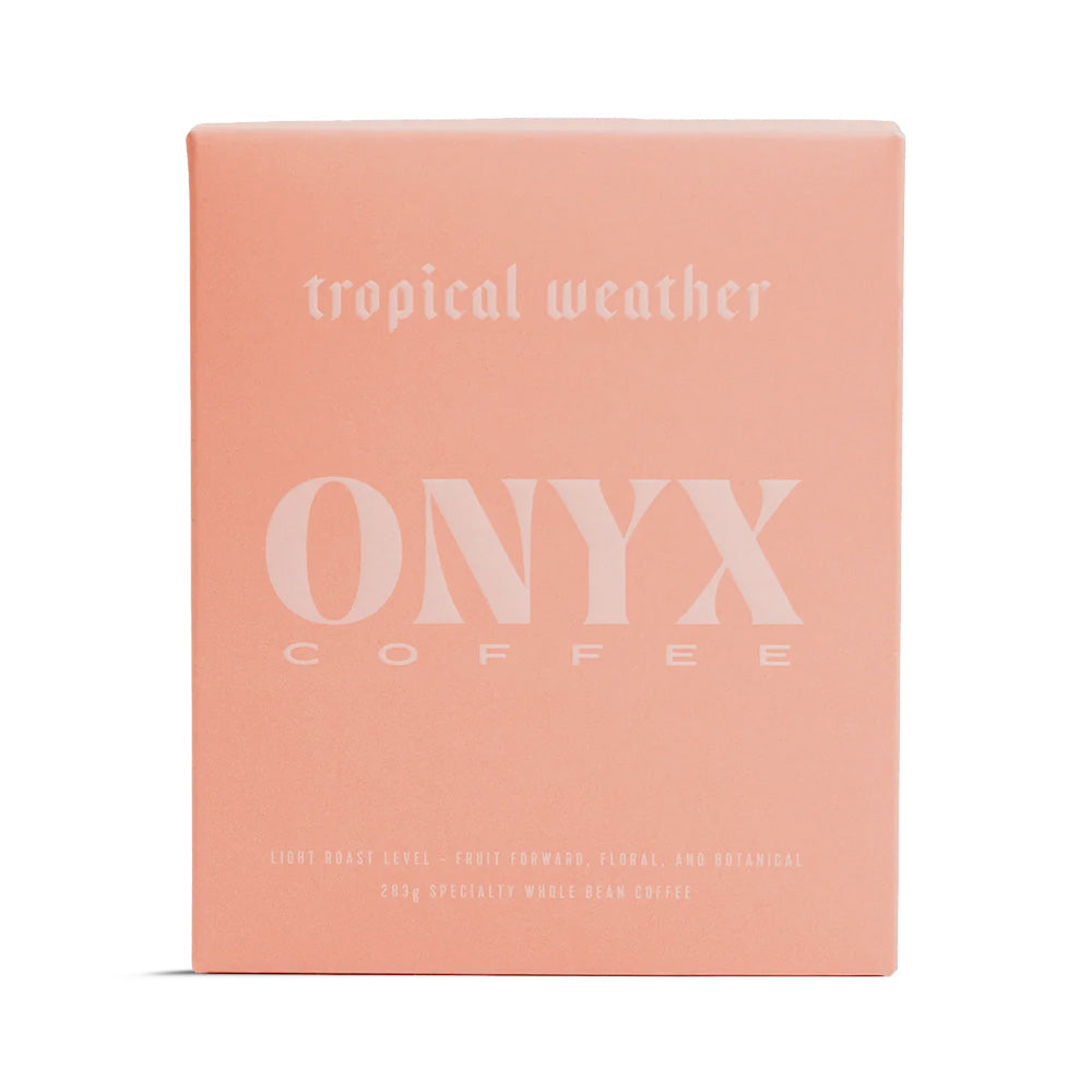 Package of Onyx Coffee Lab Tropical Weather Blend