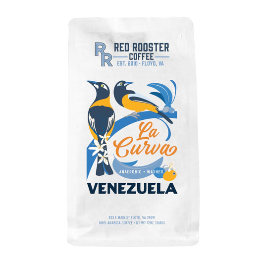Bag of Red Rooster Coffee Venezuela La Curva