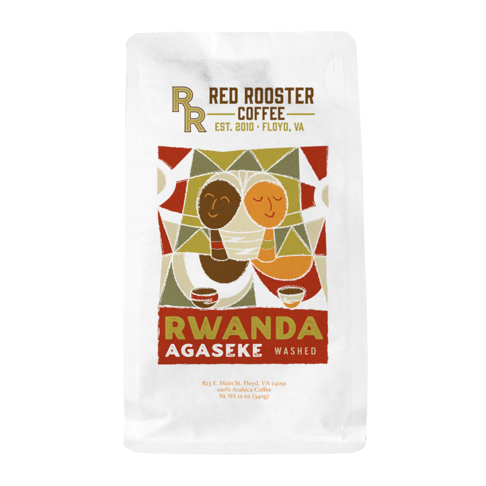 Bag of Red Rooster Coffee Rwanda Agaseke Washed
