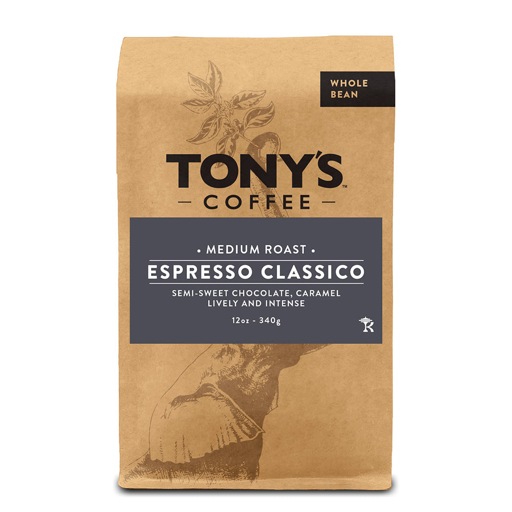 Bag of Tony's Coffee Espresso Classico