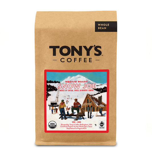 Bag of Tony's Coffee Snow Joe
