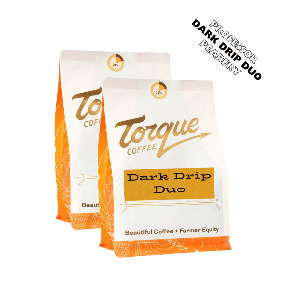 Professor Peaberry's Dark Drip Duo from Torque Coffee